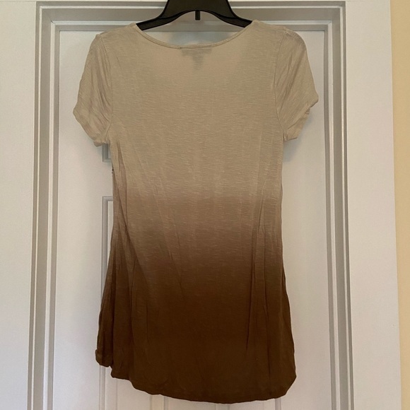 Style&Co Ombré Tan/brown Studded Top Size Small - Picture 4 of 5